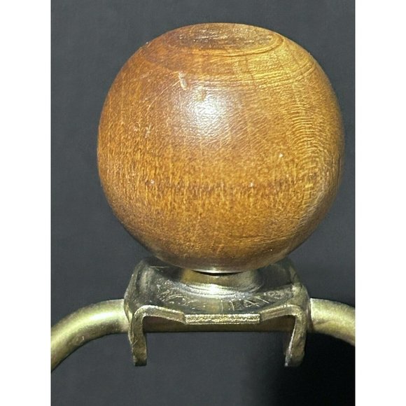 Automax 11418 Hard To Find Wood Table Lamp Works Great 32 3/4”H No Shade VGUC - Picture 8 of 16